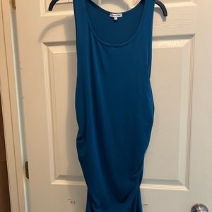 *NWT* blue stretchy sleeveless maternity dress